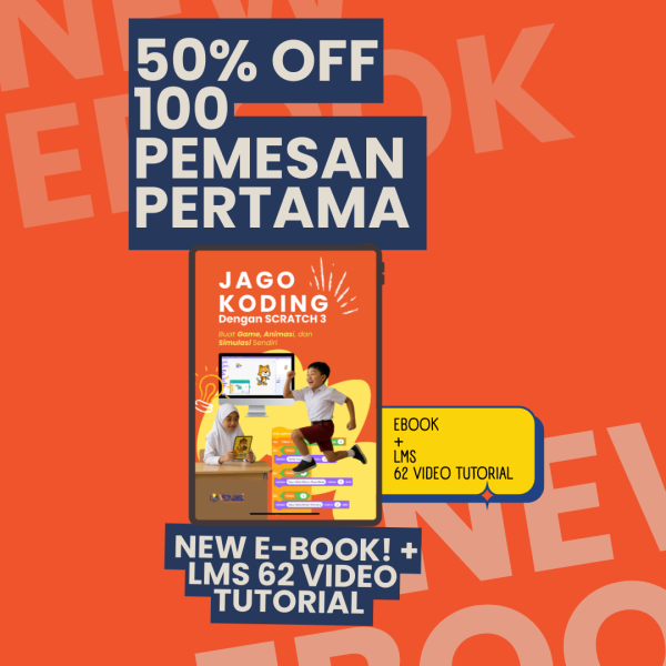 3 Ebook + Ecourse Anak Jago Koding dengan Scartch 3