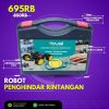2 PAKET LENGKAP ROBOT PENGHINDAR RINTANGAN (OBSTACLE AVOIDING ROBOT)